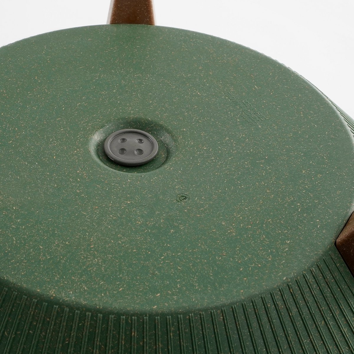 Doppio Flowerpot on Legs - H21 x Ø40 cm - Polypropylene - FSC Mix - Green