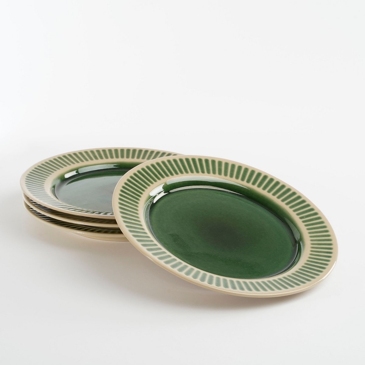 Elice Dinner plate - Ø27 cm - Ceramic - Green
