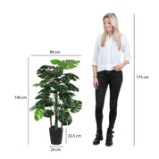 Monstera Artificial Plant - H140 x Ø80 cm - Green