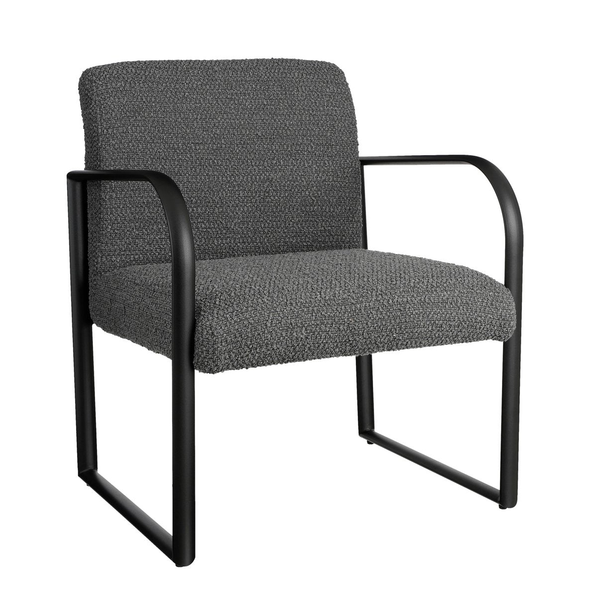 Symon Armchair - L72 x W69 x H81 cm - Dark gray