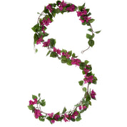 Bougainvillea Artificial Garland - L180 cm - Dark Pink
