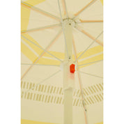 Parasol de plage Stripe - H180 x Ø160 cm - Jaune
