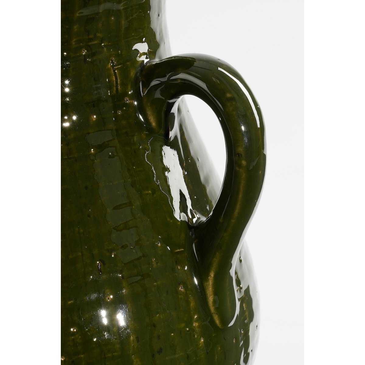 Elena Vase - L29 x W26 x H39 cm - Ceramic - Green