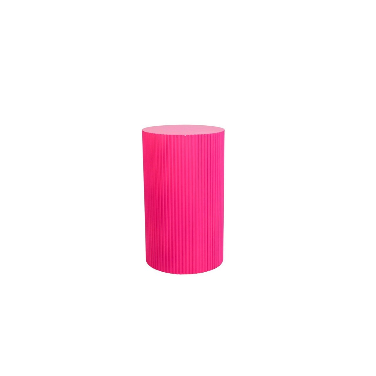 Side table or pillar - neon pink 