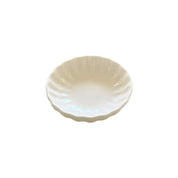 Witte ronde keramische beker