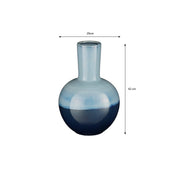 Holm vase - H42 x Ø29 cm - Ceramics - Blue