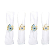 Set van 4 rondes handmobielen fatma