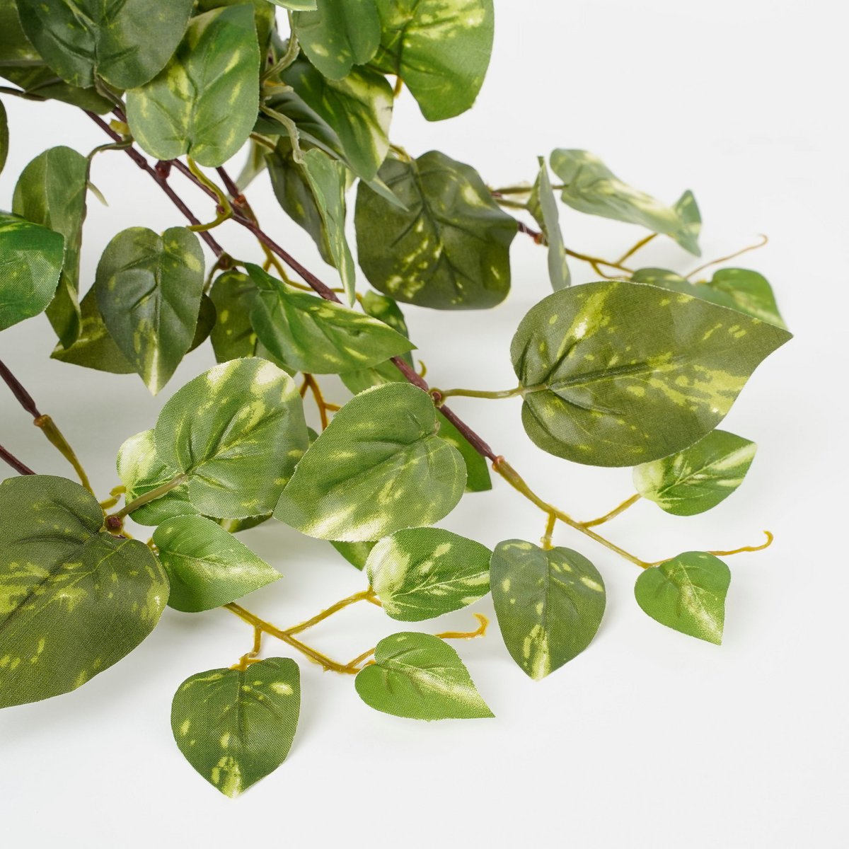 Scindapsus artificiel suspendu en pot de fleurs Stan - H 45 x Ø 25 cm - Vert