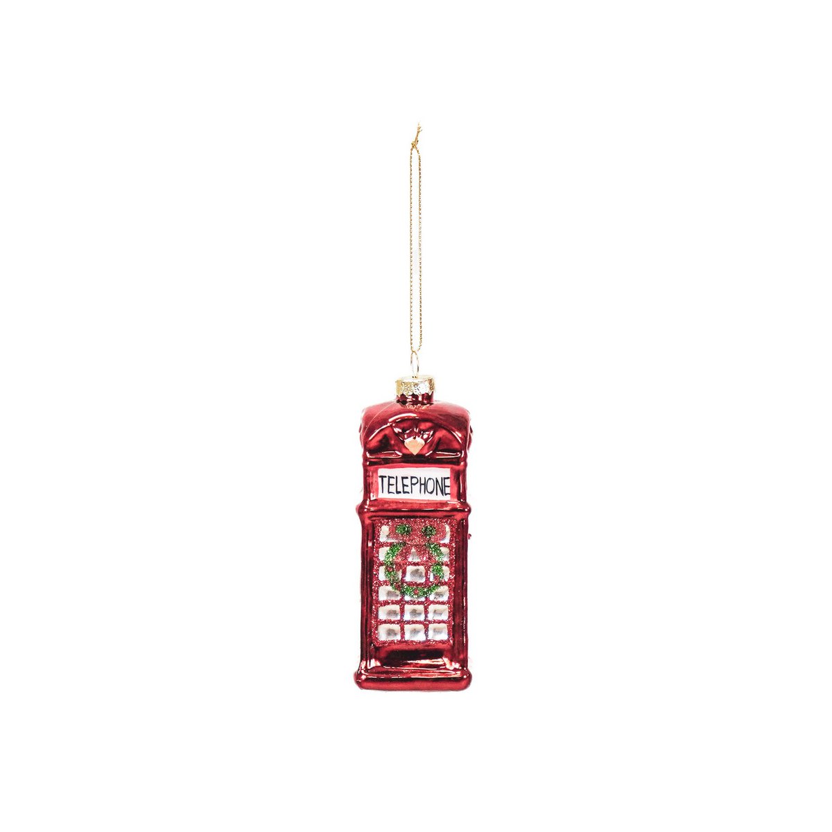 Christmas pendant - Anniversary kiosk - Glass - 4.5x4.5x12cm