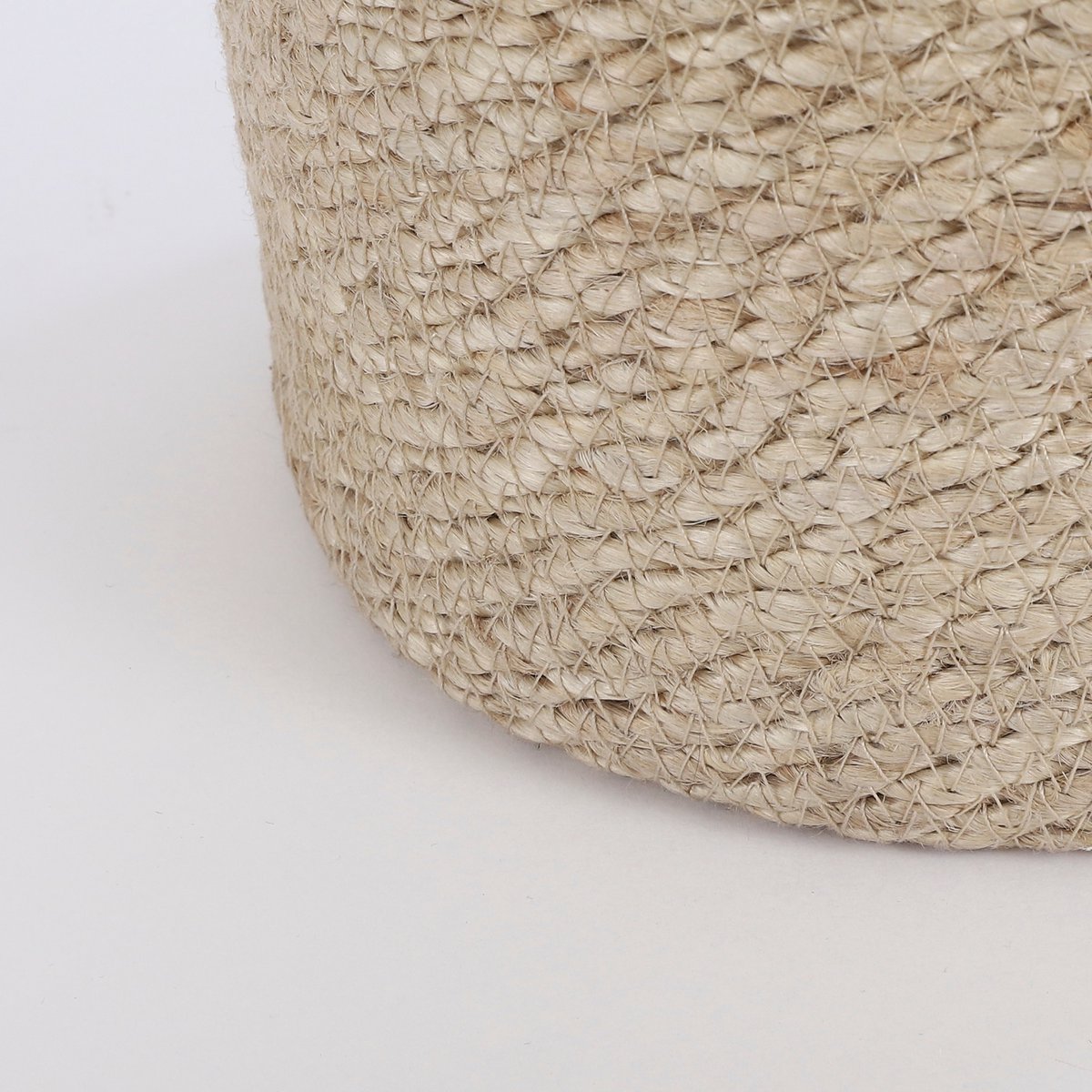 Atlantic Plant Basket - Set of 2 - H20 x Ø20 cm - Jute - Cream