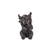 Ornament - Elephant - Polyresin - Black - 7x7x11cm