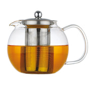 BAL THEEPOT 1L RVS FILTER EN DEKSEL