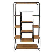 Wandrek Bruin, Zwart 80x32x169 cm