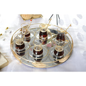 Gouden thee glazen - set van 6