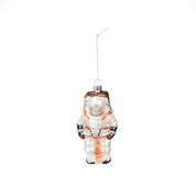 Christmas pendant - Astronaut - Glass - White - 7.5x7x14cm