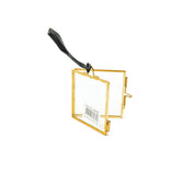 Fotolijst - Hangend - Metaal/Glas - Goud - 6,5x6cm