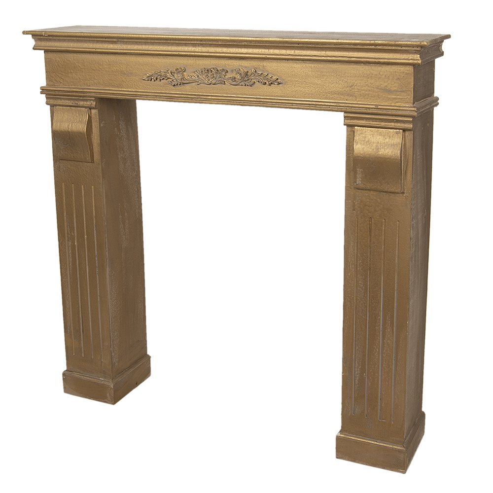 Schouw Goudkleurig, Hout 100x22x99 cm