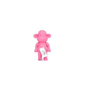 Ornament - aap -beeldje 'de legende'- Polyresin - Rosa - 11x7x19cm