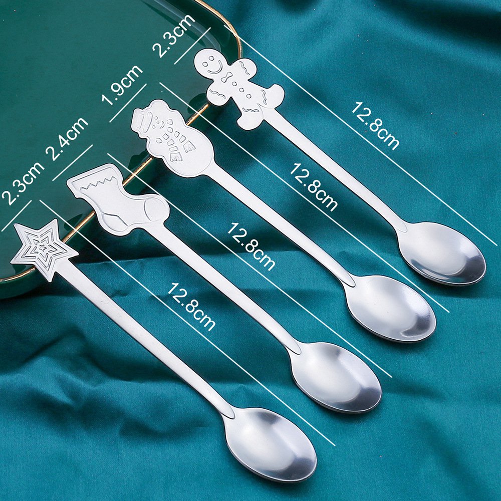 Zilveren lepel - set van 4