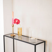 Lantern - Metal/Glass - White - 12.5x12.5x20cm