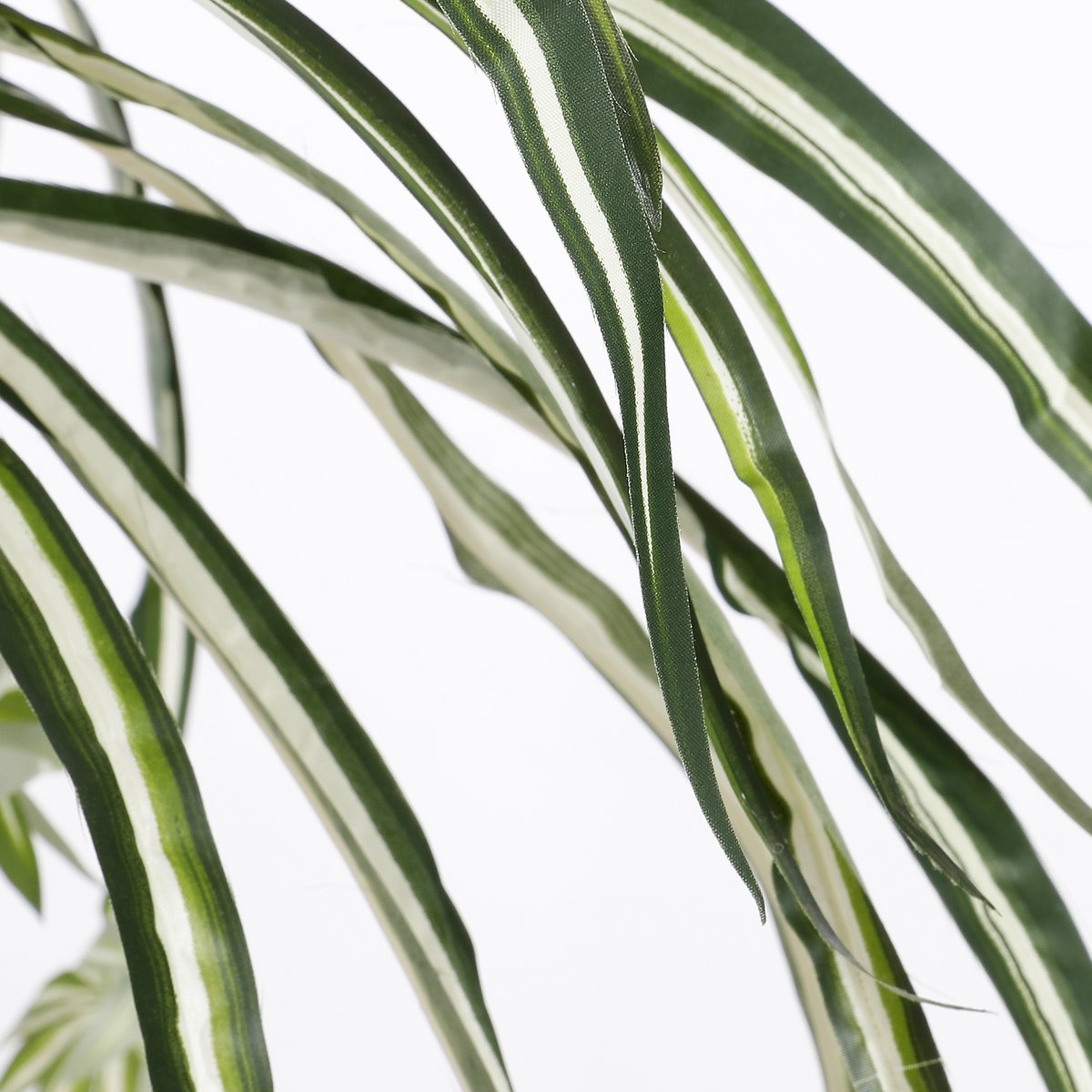 Artificial Chlorophytum Plant in Flower Pot Stan - H45 x Ø45 cm - Green