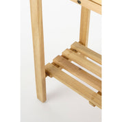 Rechteckiger Pflanzkübel Glenwood für den Außenbereich - L70 x B30 x H75 cm - Akazienholz - Braun