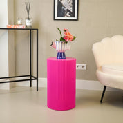 Side table or pillar - neon pink 