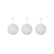 Christmas ornaments - Christmas balls - Foam - Unicorn colors - S3 - 8cm