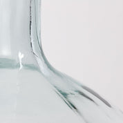 Kyara Bottle Vase - H46 x Ø38 cm - Recycled Glass - Transparent