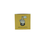 Matchbox - Lucifer Box Middelvinger - Geel - 11x11x3cm
