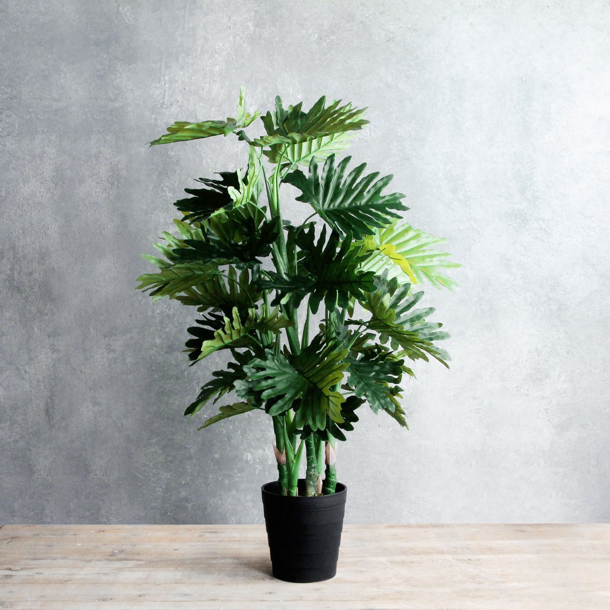 Philodendron Artificial Plant - H120 x Ø80 cm - Green