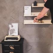 Wall shelf - Metal - Beige - Set of 3 