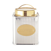 Silver and Gold Coffee Box - 10x10x10cm