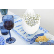 Decorative white polyresin bowl 