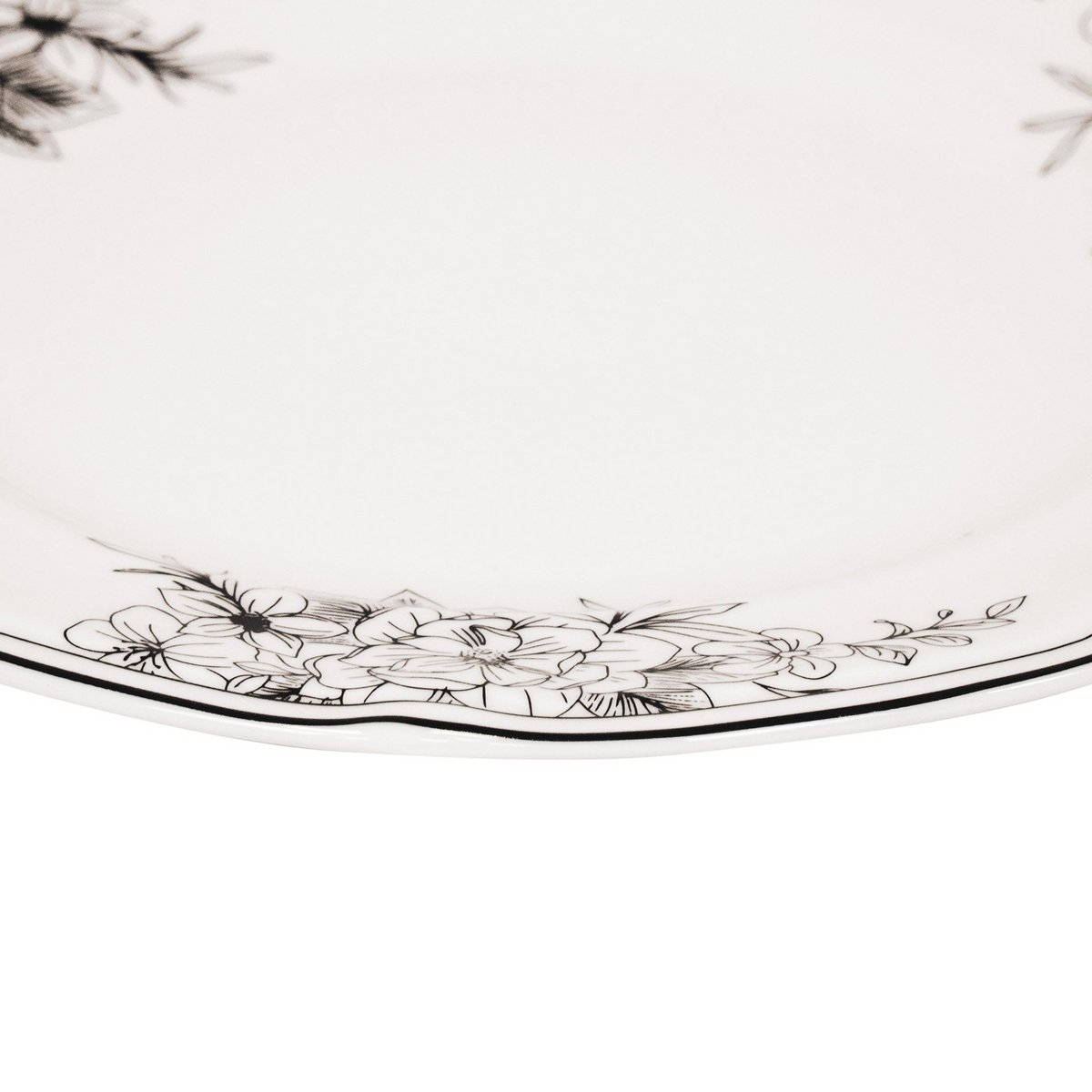 Bort - Les Fleurs - New Bone China - 19.5x19.5 x 1.2cm