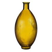Firenza Bottle Vase - H59 x Ø29 cm - Recycled Glass - Ocher