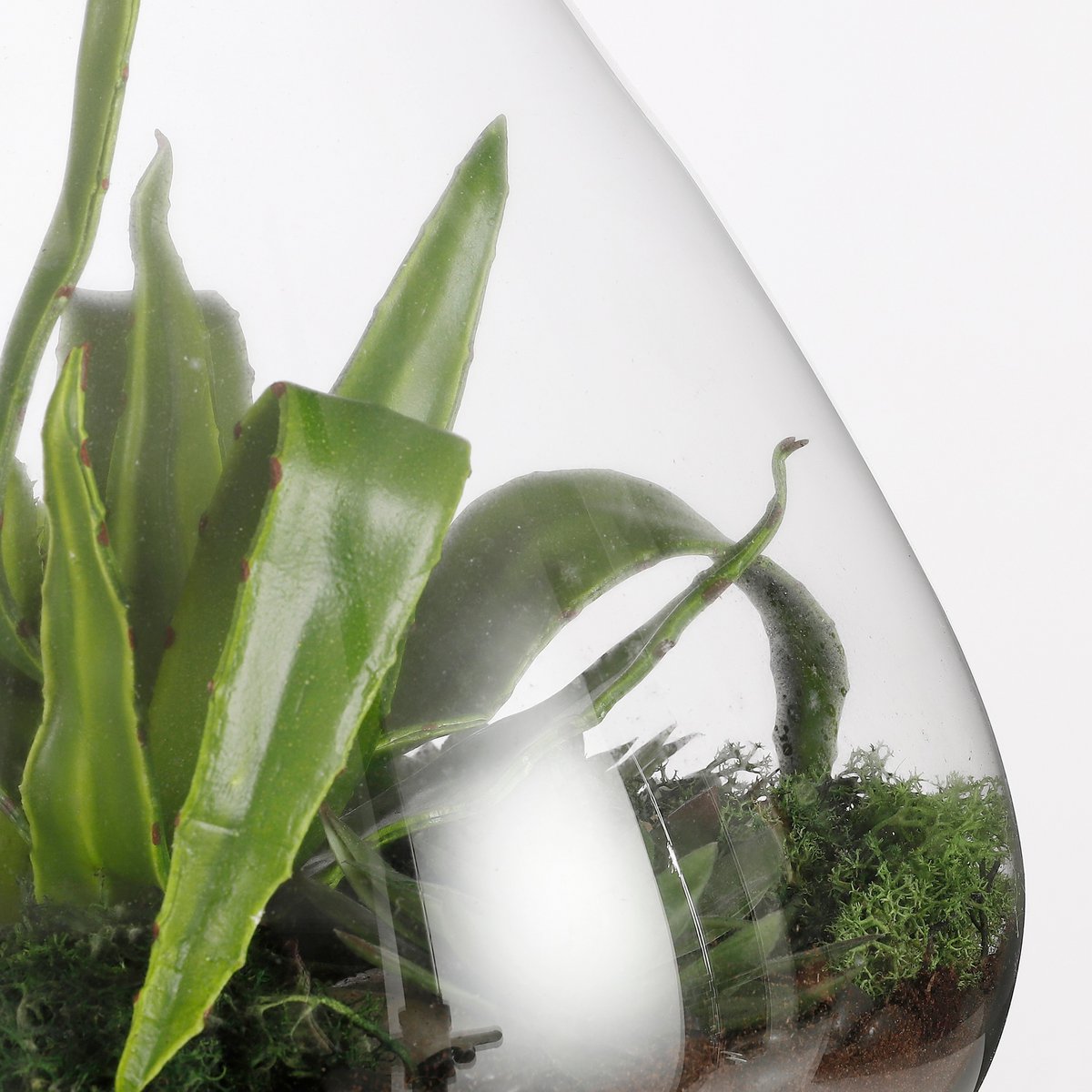 Emily Storage Jar - H25 x Ø23 cm - Recycled Glass - Transparent
