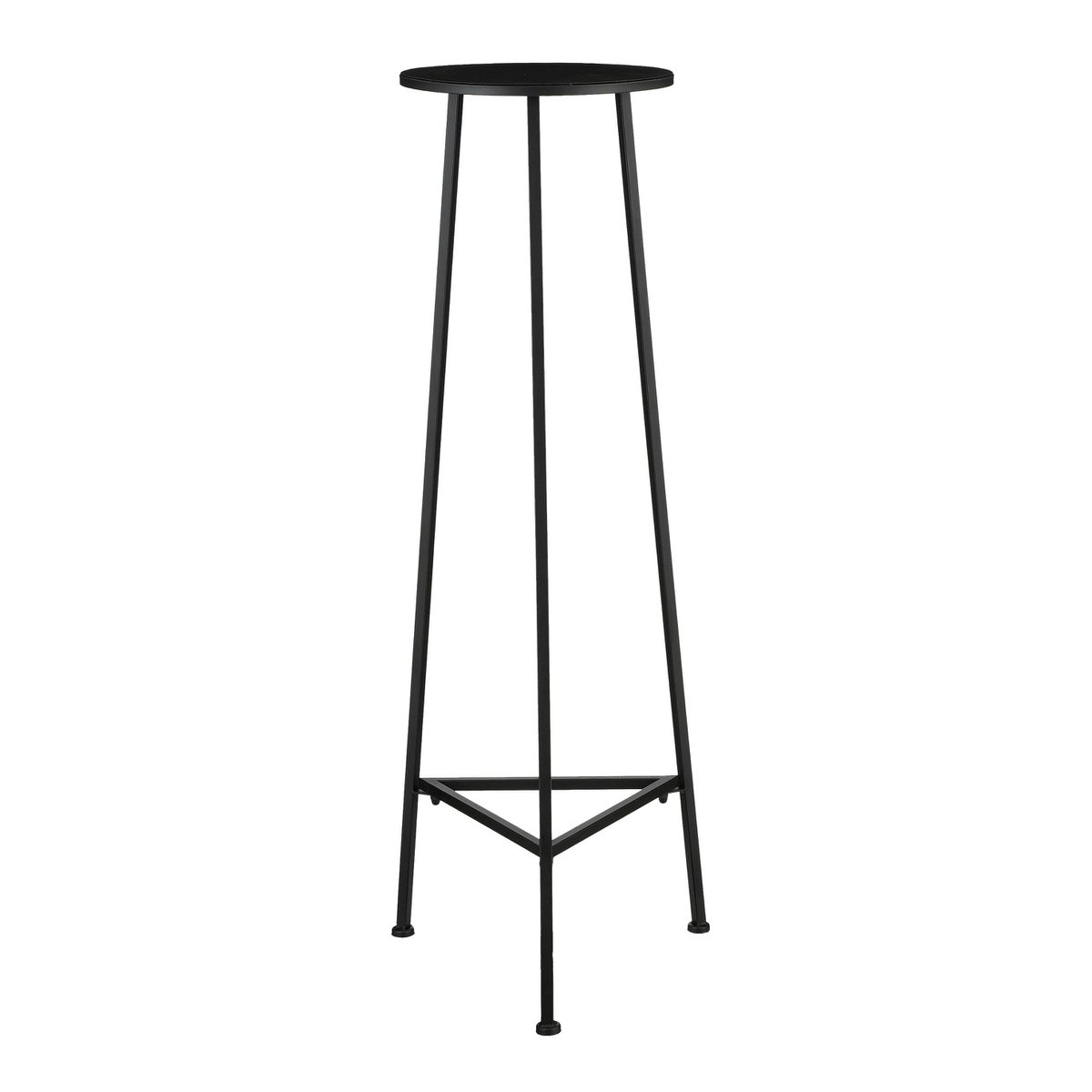 Adine plant table - H120 x Ø35 cm - Metal - Black