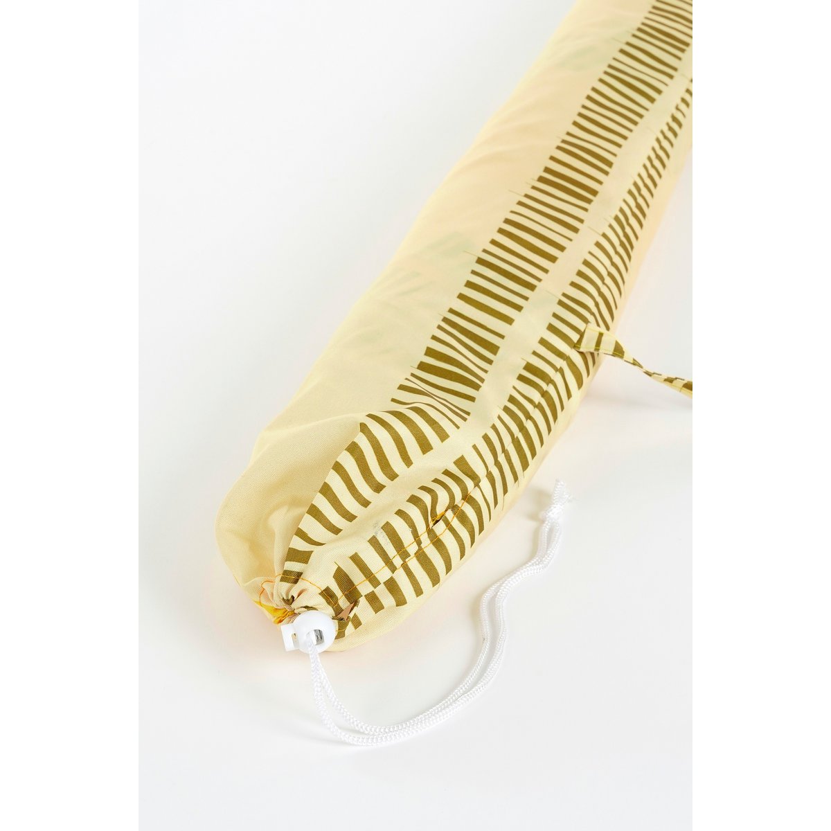 Parasol de plage Stripe - H180 x Ø160 cm - Jaune