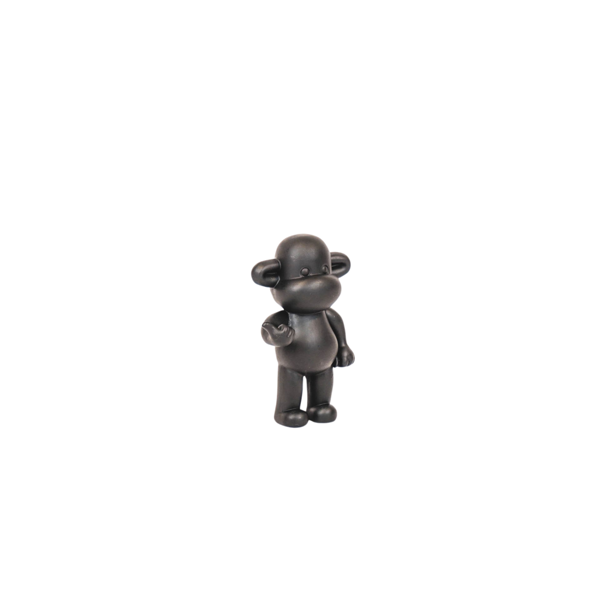 Ornament - hanging loose monkey  - black - 33x21x50cm