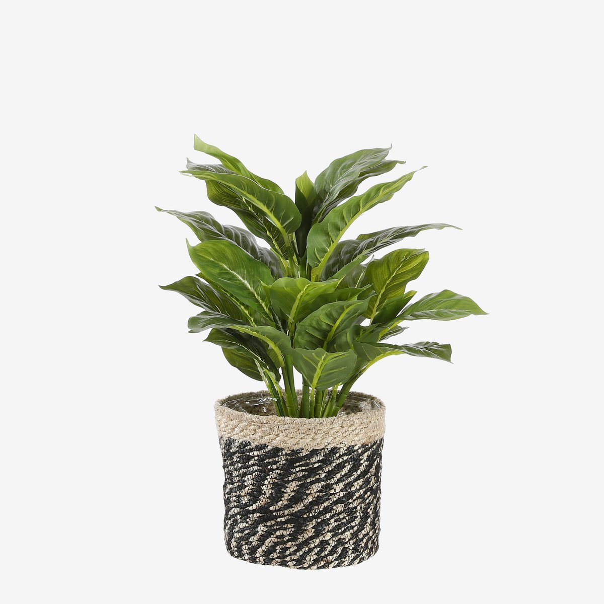 Evergreen Artificial Plant in Flower Pot Stan - H49 x Ø40 cm - Green