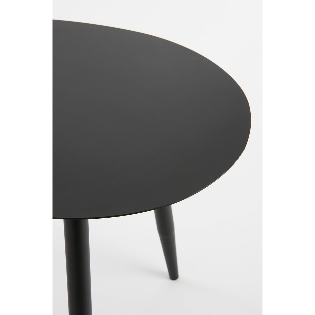 Side table - Set of 2 - L80 x W60 x H47 cm - Metal - Black