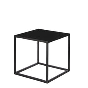 Goa Side table - Set of 2 - L35 x W35 x H33 cm - Metal - Black