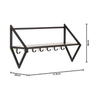 Coat rack - Metal - Black 