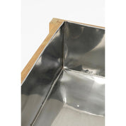 Rechteckiger Pflanzkübel Glenwood für den Außenbereich - L70 x B30 x H75 cm - Akazienholz - Braun
