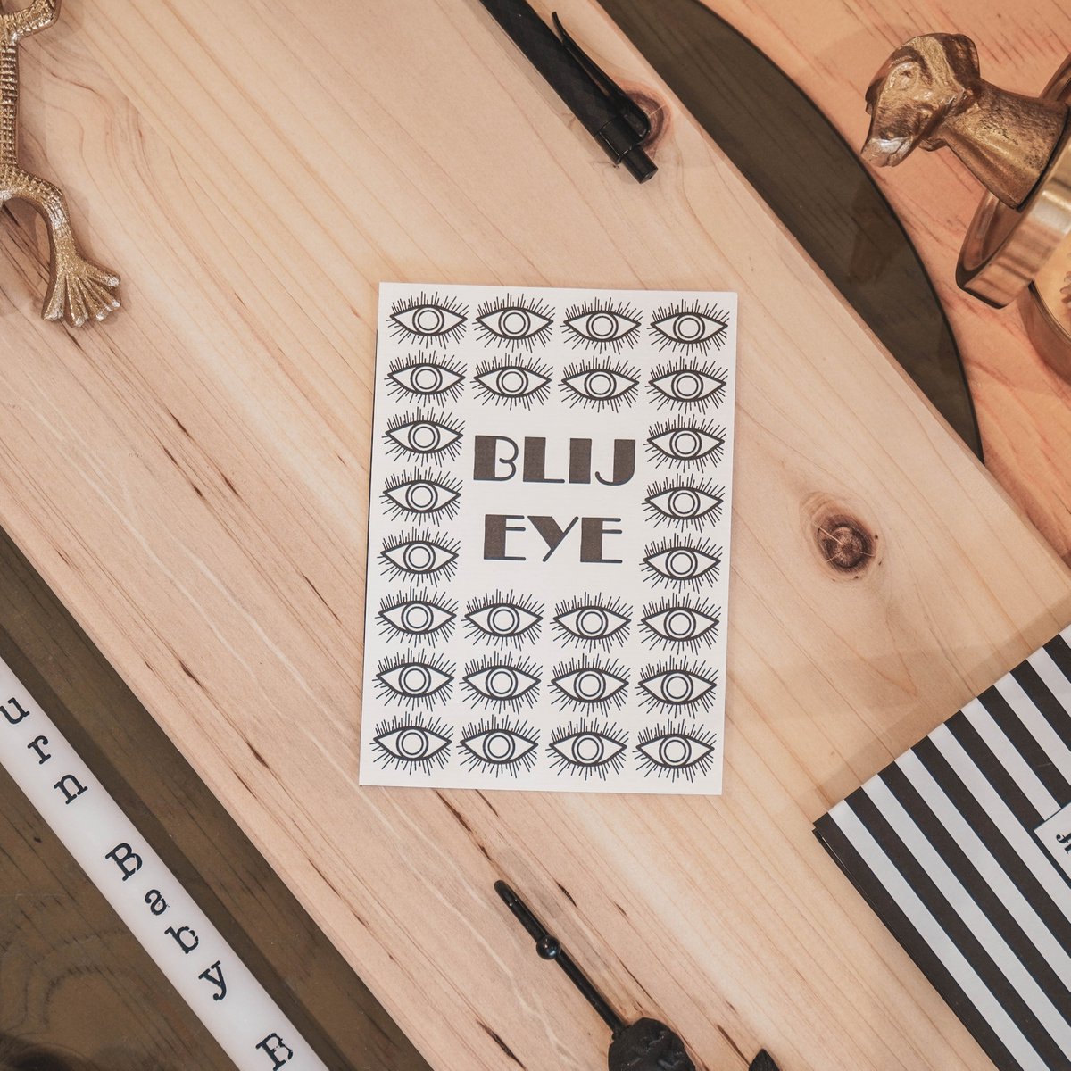 Ansichtskarte - Papier - Blij Eye - Set van 5 - A6