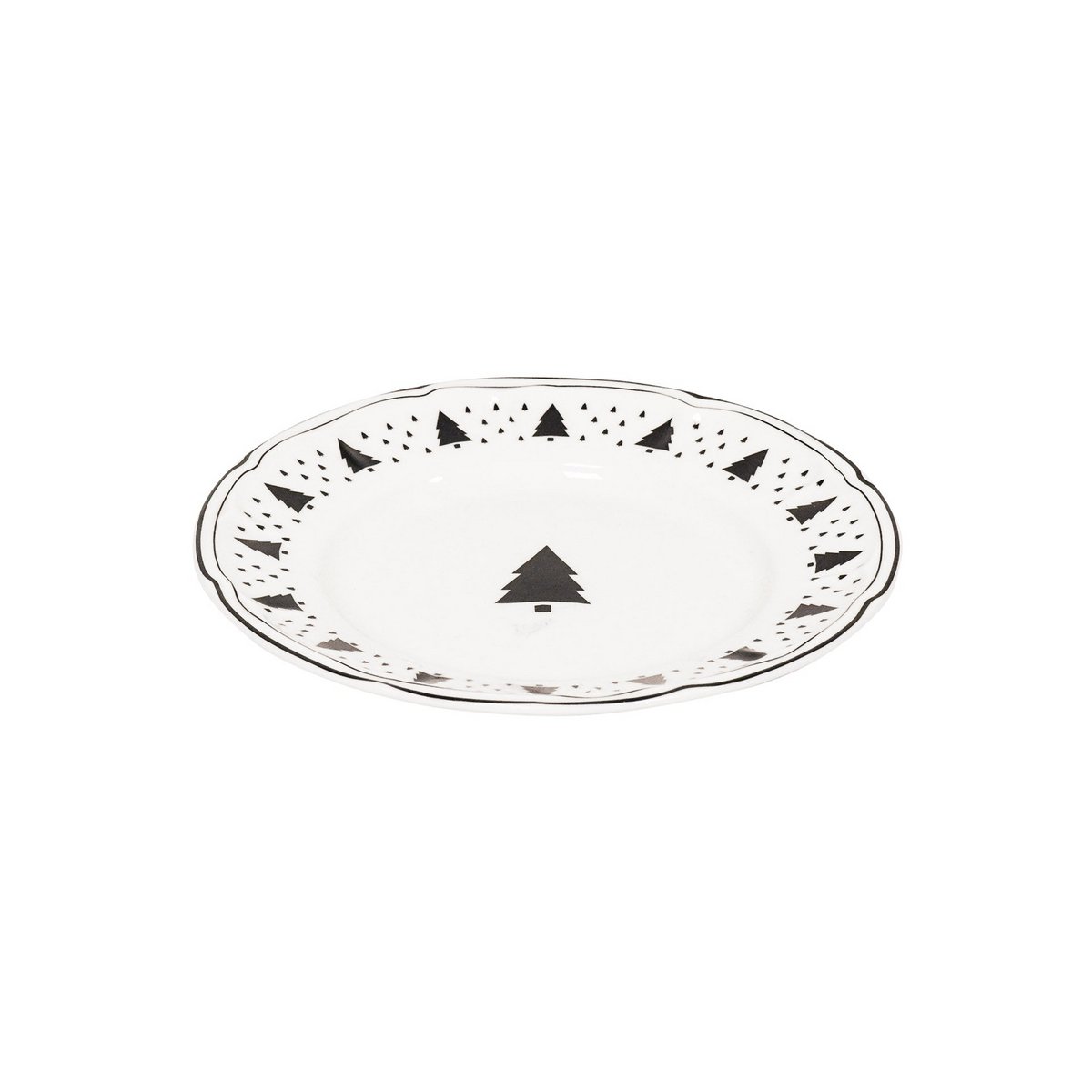 Plate - Christmas tree - New Bone China - 10x15x1.5 cm
