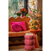 Kunst Azalea Plant in Bloempot Stan - H31 x Ø26 cm - Perzik