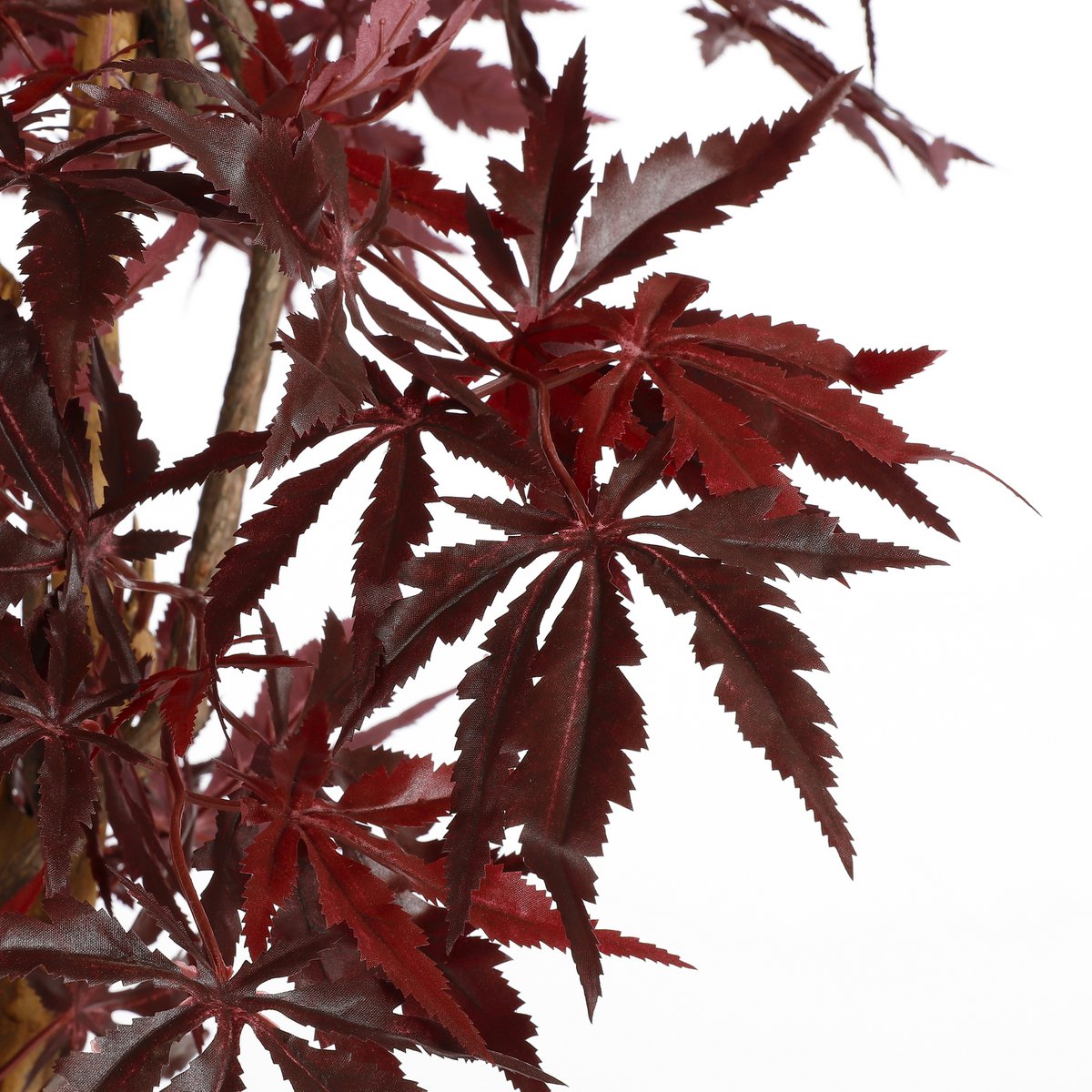 Plante d'érable artificielle - H140 x Ø80 cm - rouge