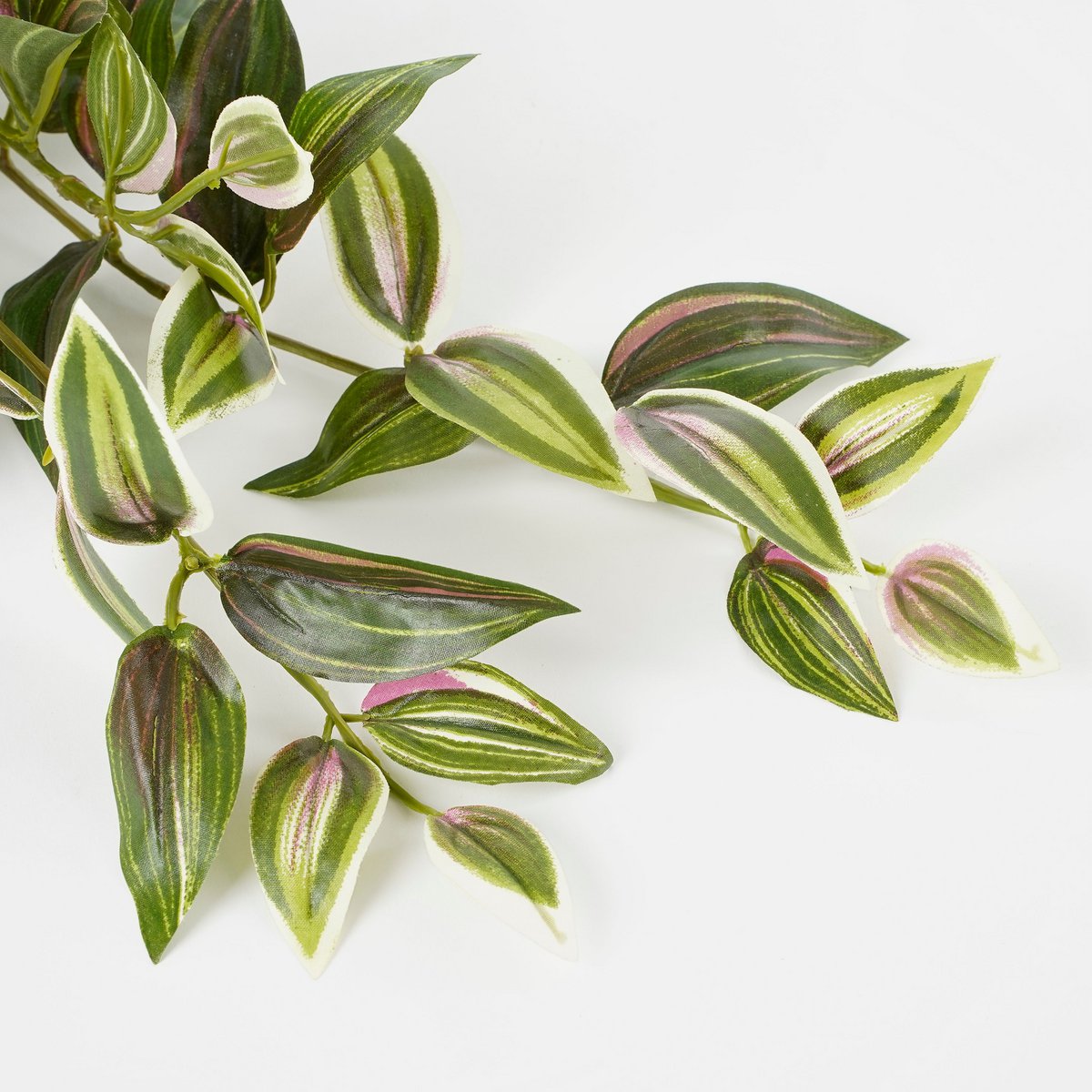 Tradescantia artificielle suspendue - L15 x l20 x H54 cm - Vert